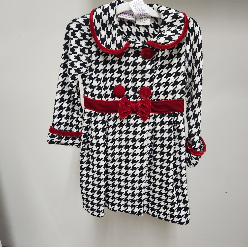 Girls 3T Herringbone Winter Coat